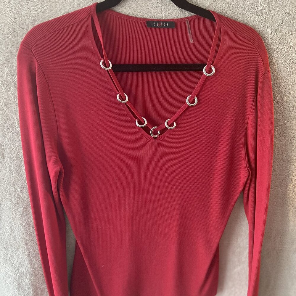 Cyrus Women's Sweater - Size Medium - Color - Red